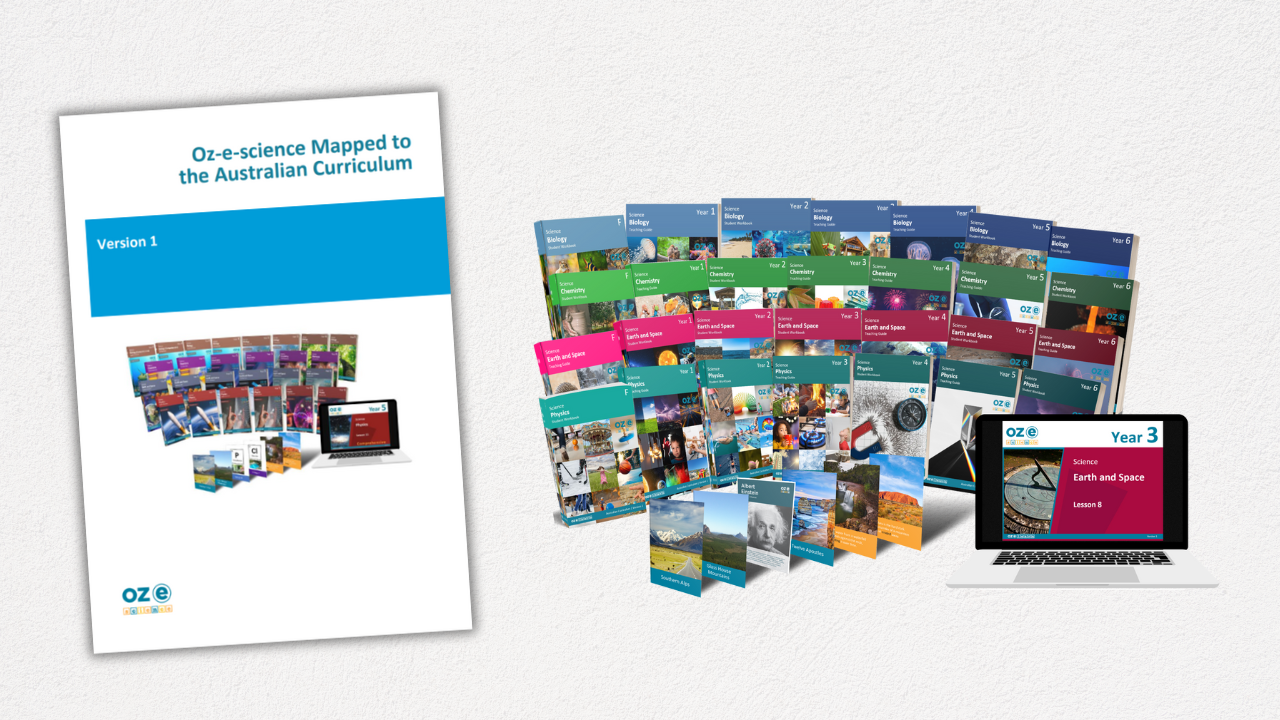 Oz-e-science mapped to the Australian Curriculum
